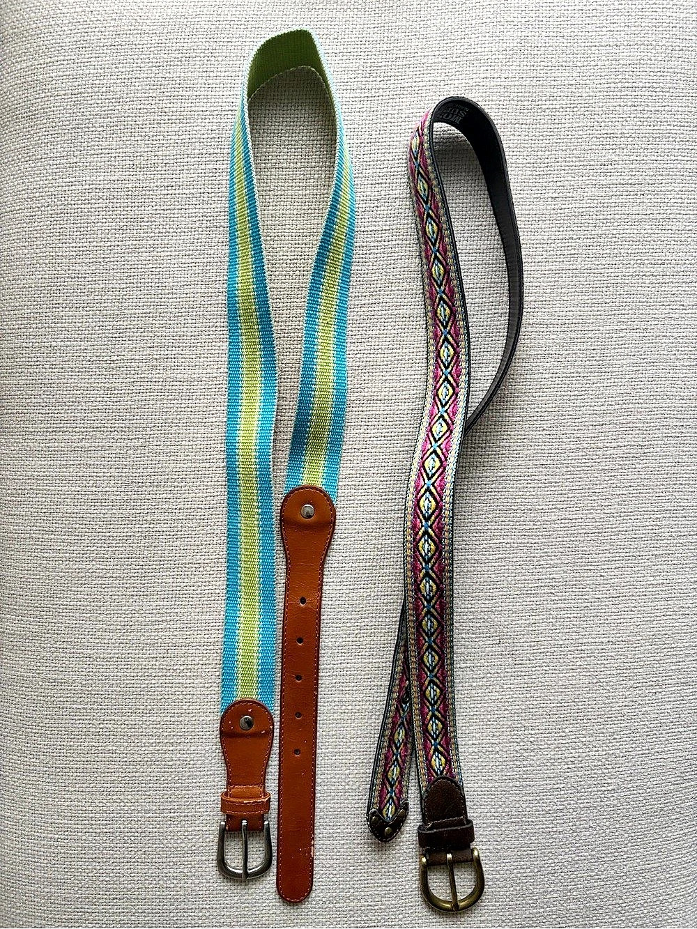 Woven Belts Blue & Multicolor